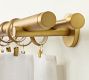 Standard Modern Hardware Double Rod with Hidden Connection Bracket