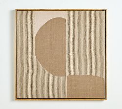 Open Box: Geometric Fabric Wall Art