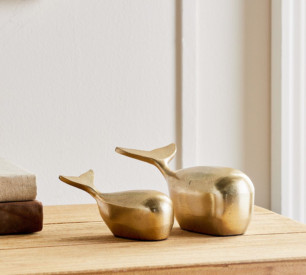 Delta & Dawn Whale Objects - Set Of 2 by Pottery Barn