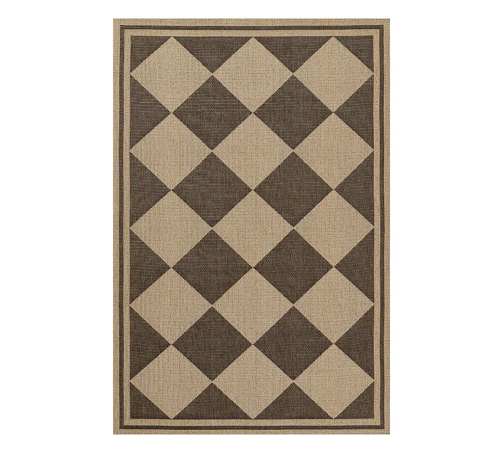 Erin Gates By Momeni Saybrook Diamond Outdoor Performance Rug by Pottery Barn
