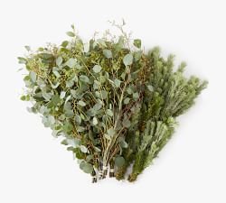 Live Wooly Bush &amp; Seeded Eucalyptus Bunches