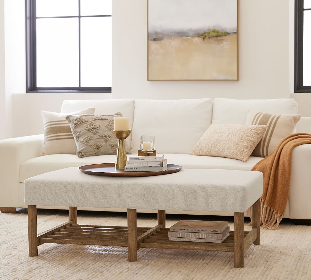 Clyde Ottoman by Pottery Barn