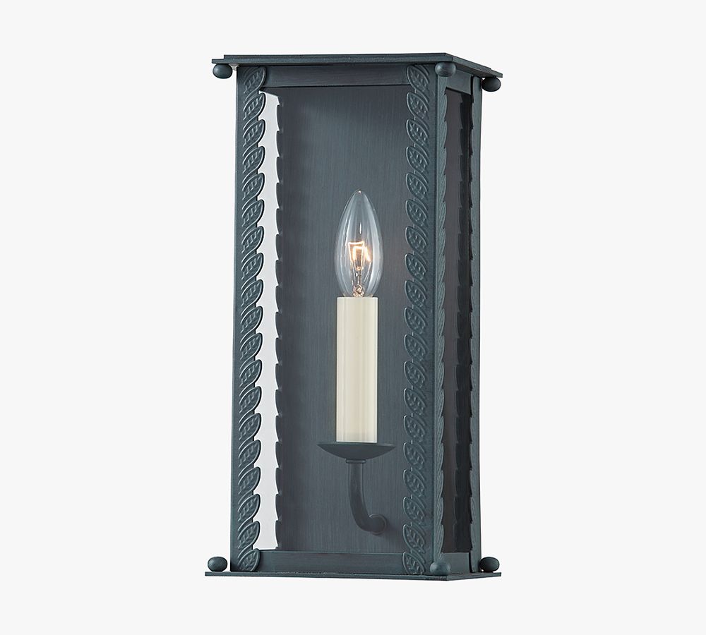 Zayd Outdoor Metal Sconce (13") by Pottery Barn