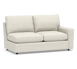 Open Box: Pearce Modern Square Arm Right Arm Loveseat - Performance Boucle Oatmeal