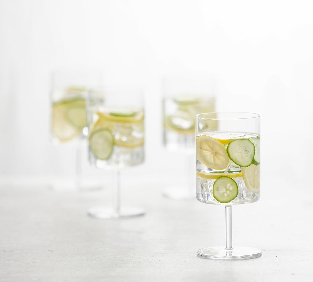 ZWIESEL GLAS Modo Water Goblet Glasses - Set of 4 by Pottery Barn