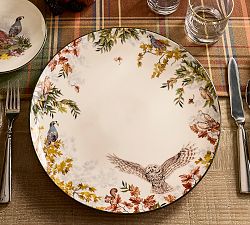 Fantastical Forest Stoneware Charger Plates - Set of 4