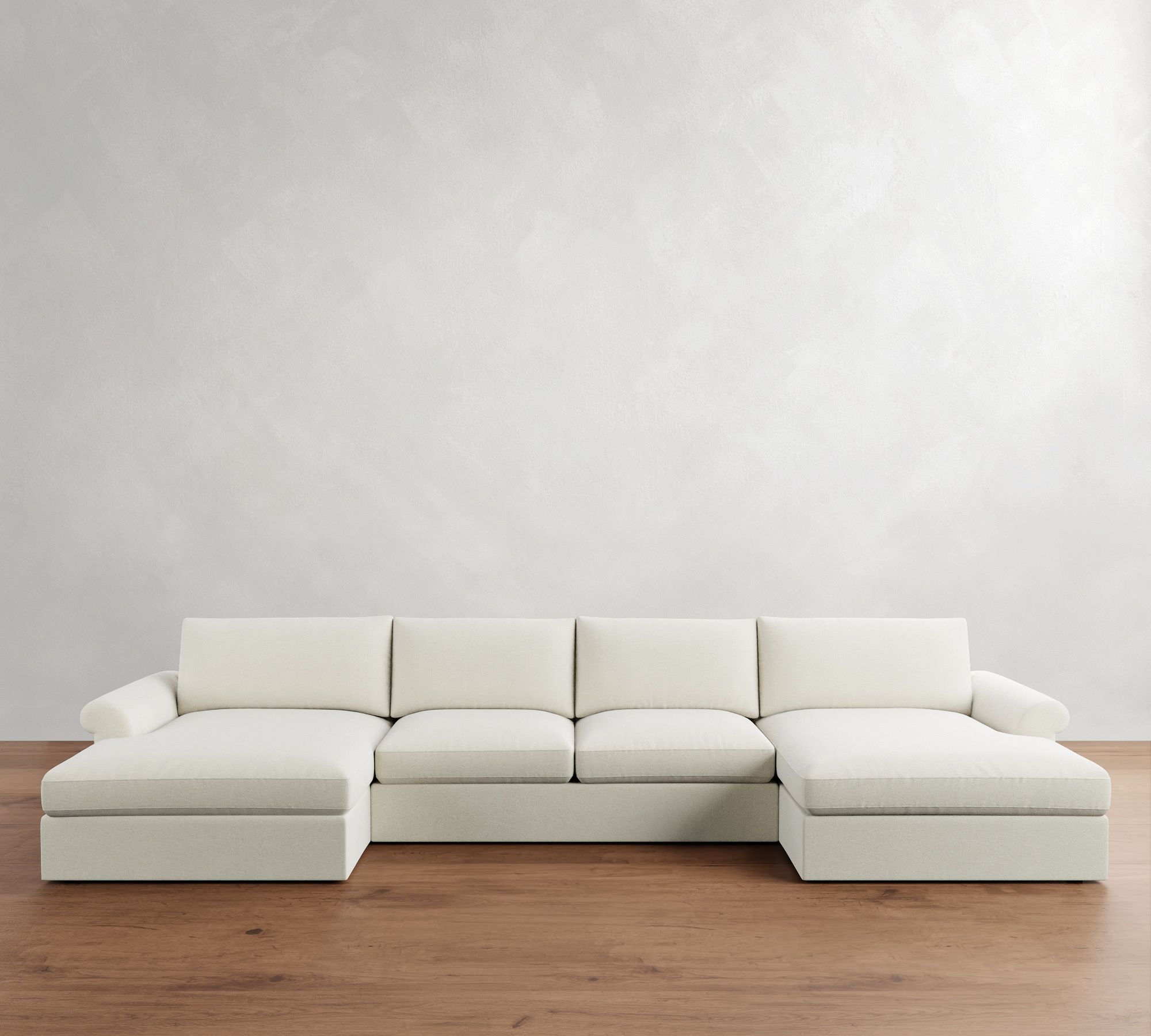 Westwood Roll Arm Double Chaise Sectional (177"&ndash;197")