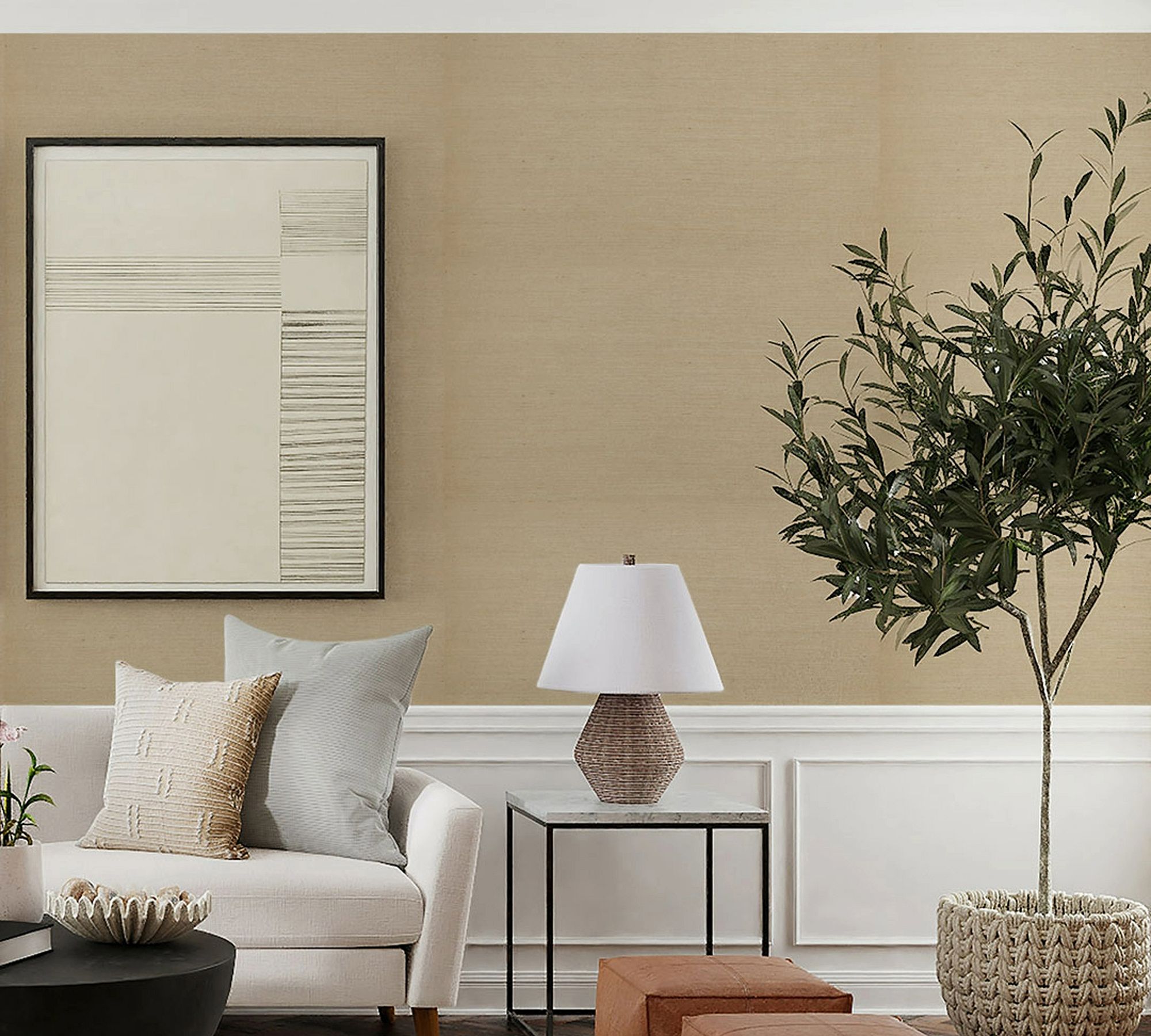 Sisal Natural Grasscloth Wallpaper