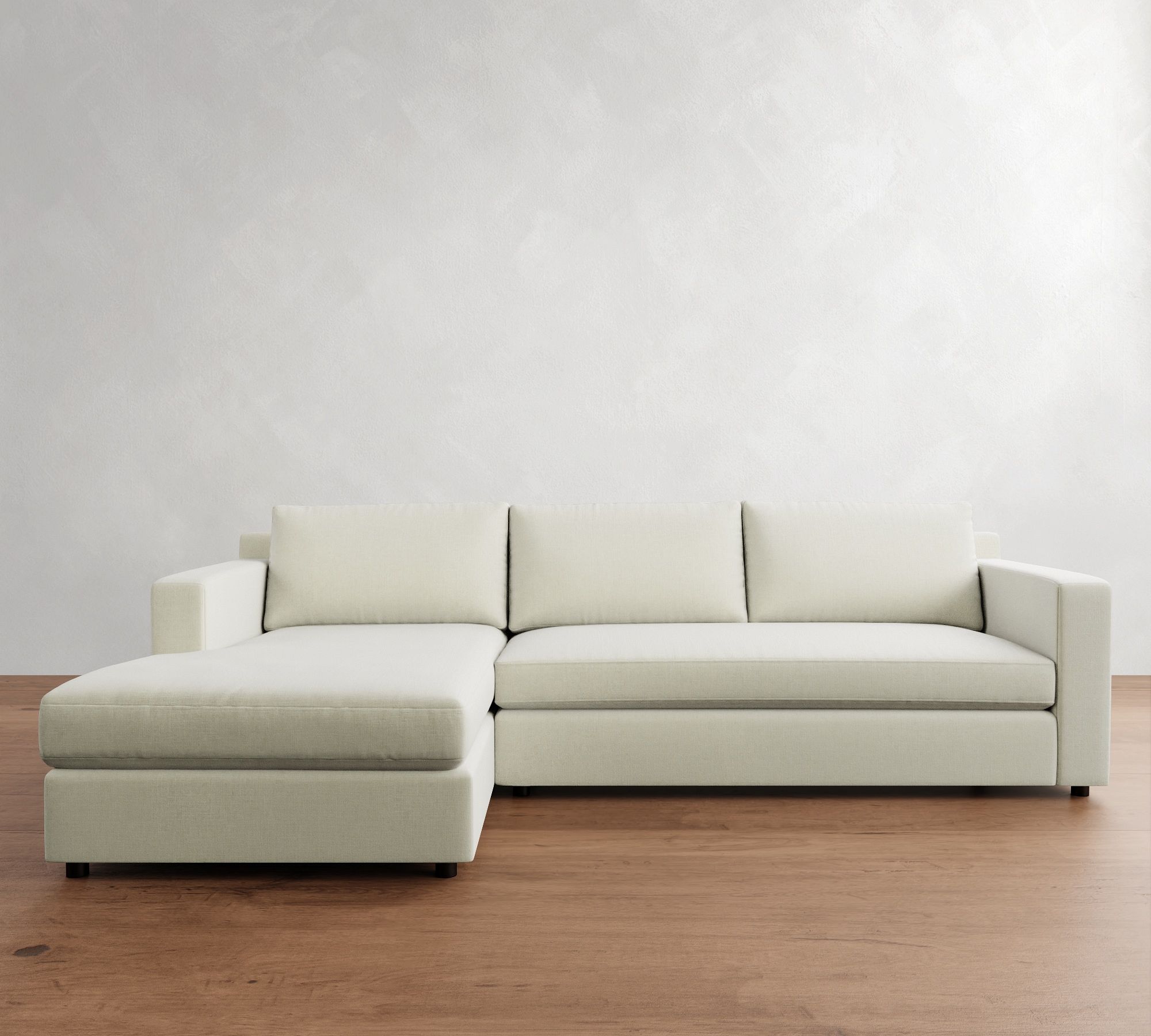 Pacifica Wide Arm Chaise Sectional (107")