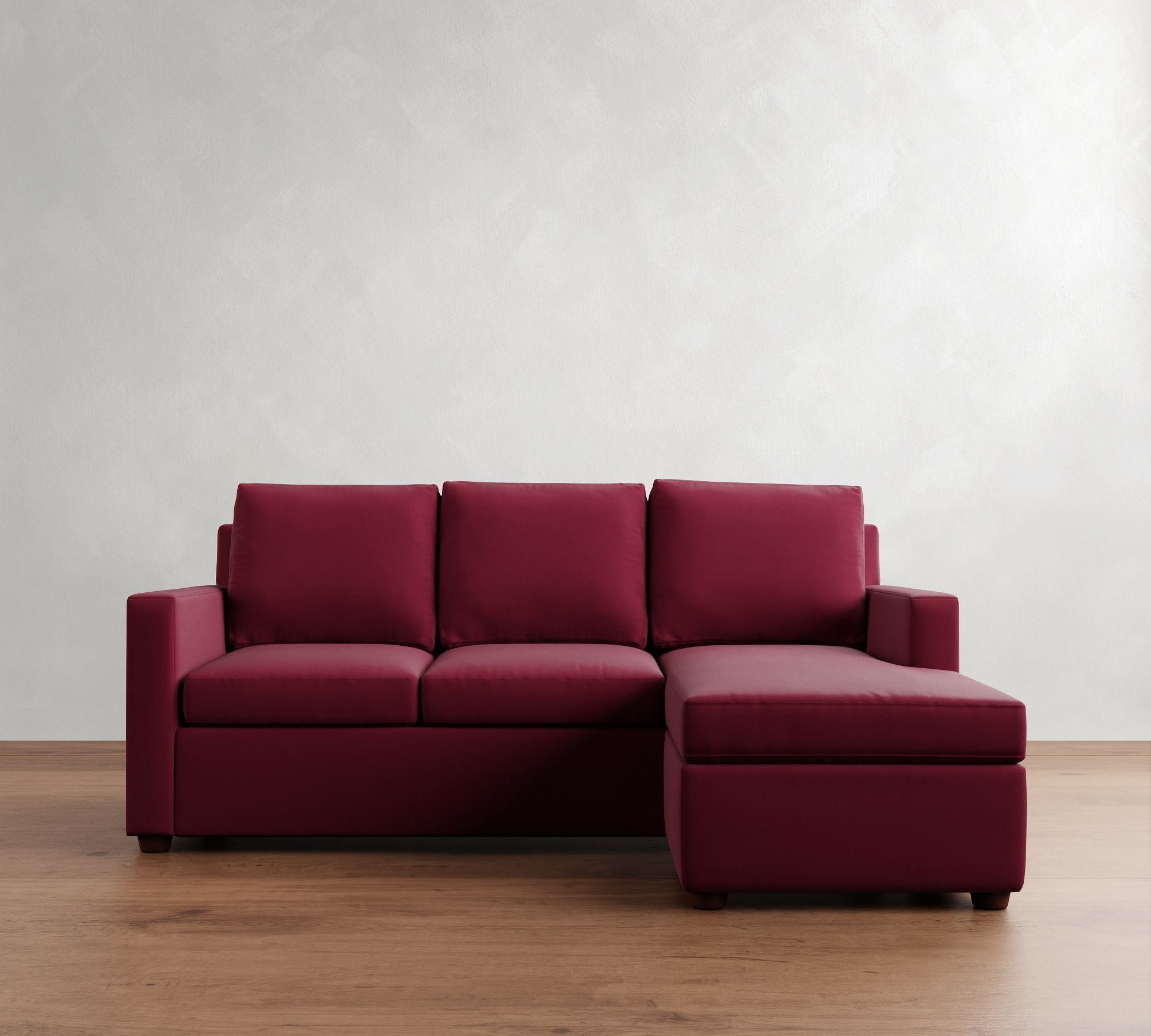 Cameron Modern Square Arm Reversible Sleeper Chaise Sectional (86") - thumbnail 9
