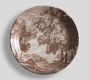 Etched Garden Stoneware Salad Plates - Set of 4