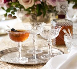 LoveShackFancy Coupe Glasses - Set of 4