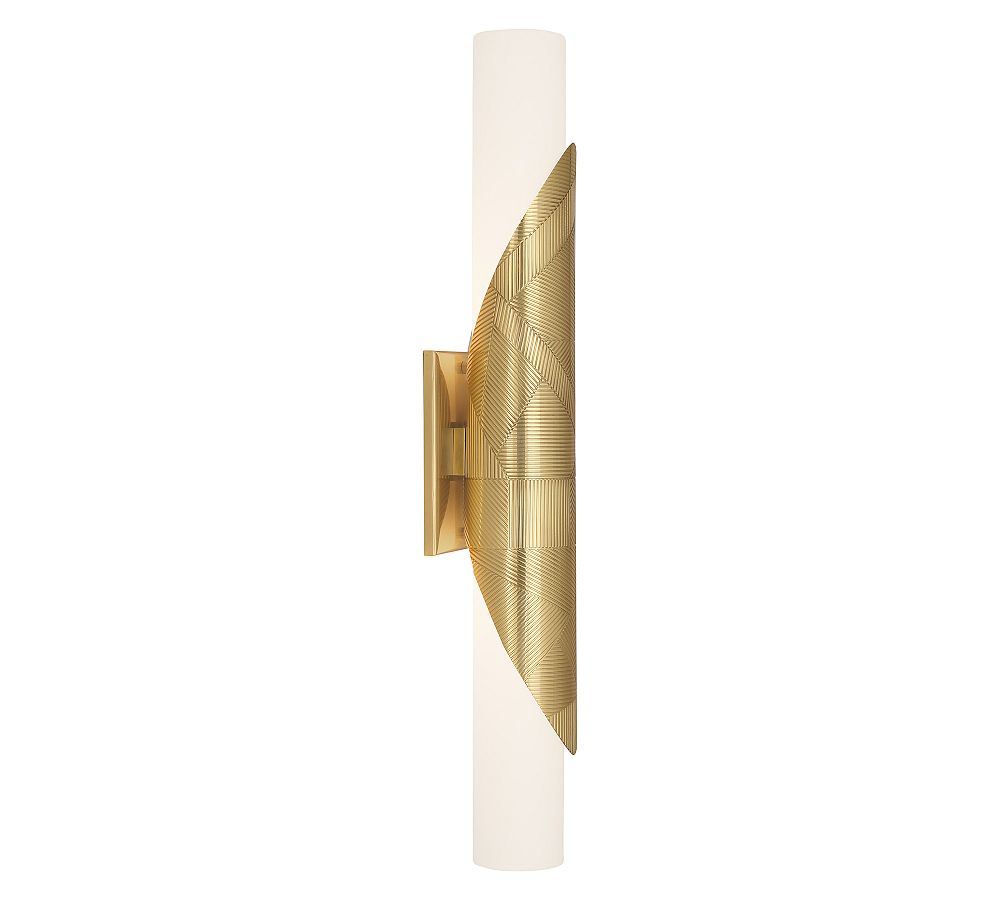 Deane Glass Double Tube Sconce (25'') by Pottery Barn