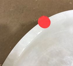 Open Box: Windham Alabaster Dome Pendant (12") - Bronze