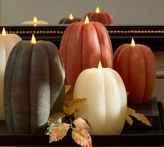 Flameless Pumpkin Candle