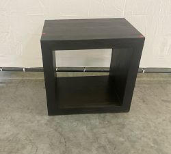 Open Box: Folsom Rectangular End Table (26") - Charcoal