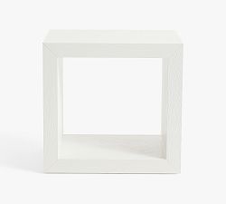Open Box: Folsom Rectangular End Table (26") - Montauk White