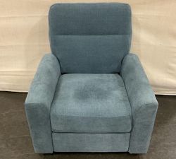 Open Box: Parker Power Swivel Glider Recliner - Performance Casual Chenille Slate