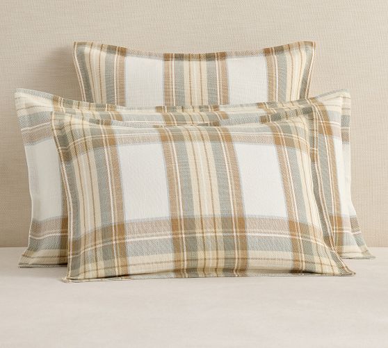 Stewart Plaid Sham by Pottery Barn