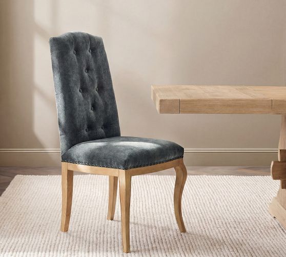 Montclair Tufted Upholstered Dining Chair by Pottery Barn