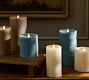 Vintage Washed Flameless Pillar Candle