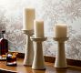 Vintage Washed Flameless Pillar Candle