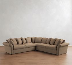 Windsor 3-Piece L-Shaped Sectional (123")