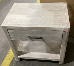 Open Box: Aptos Nightstand (24") - Sandwash, Brass Hardware