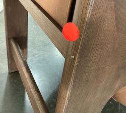 Open Box: Callum Leather Chair - Heirloom Sienna
