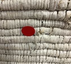 Open Box: Coil Double Hamper - Whitewash