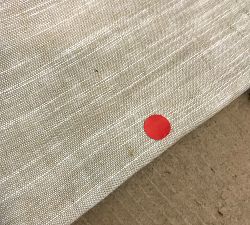 Open Box: Emery Linen Cordless Light Filtering Roman Shade (36"W x 64"L) - Oatmeal