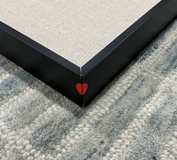Open Box: Foley Linen Pinboard, Large - Black