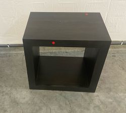 Open Box: Folsom Rectangular End Table (26") - Charcoal