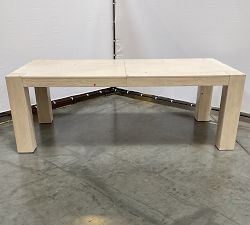 Open Box: Laguna Rectangular Extending Dining Table (86"-110") - Sand Dune