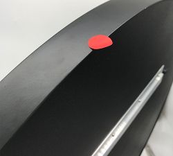 Open Box: Linden Round Mirror (34"Dia) - Matte Black