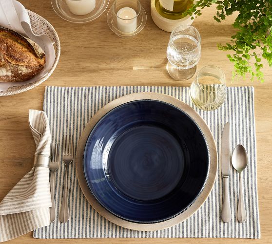 Gabriella Stoneware Dinner Plates - Set of 4