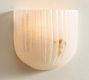 Willow Demi Lune Stone Sconce (9")