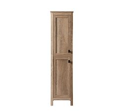 Open Box: Alderson Storage Cabinet (16") - Natural Oak, Black Hardware