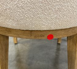 Open Box: Layton Upholstered Side Dining Chair - Performance Boucle Oatmeal, Seadrift Legs