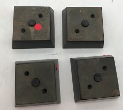 Open Box: Pearce Alternative Legs, Set of 4 - Warm Black Block Foot