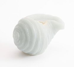 Open Box: Premium Flameless Nautilus Shell Candle &ndash; Harbor Mist