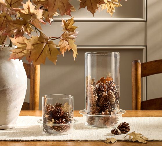 Foil Leaves & Pinecone Vase Filler