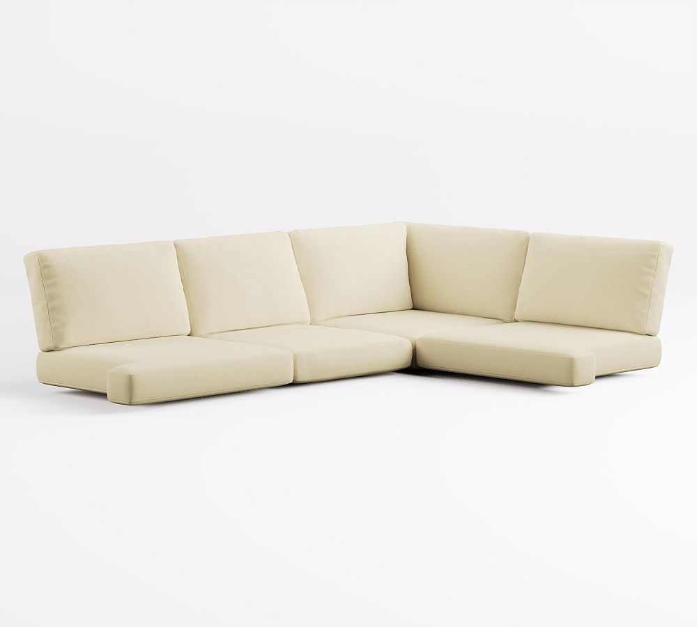 Huntington Square Arm 5pc Sectional Cushion Slipcover Set thumbnail 3