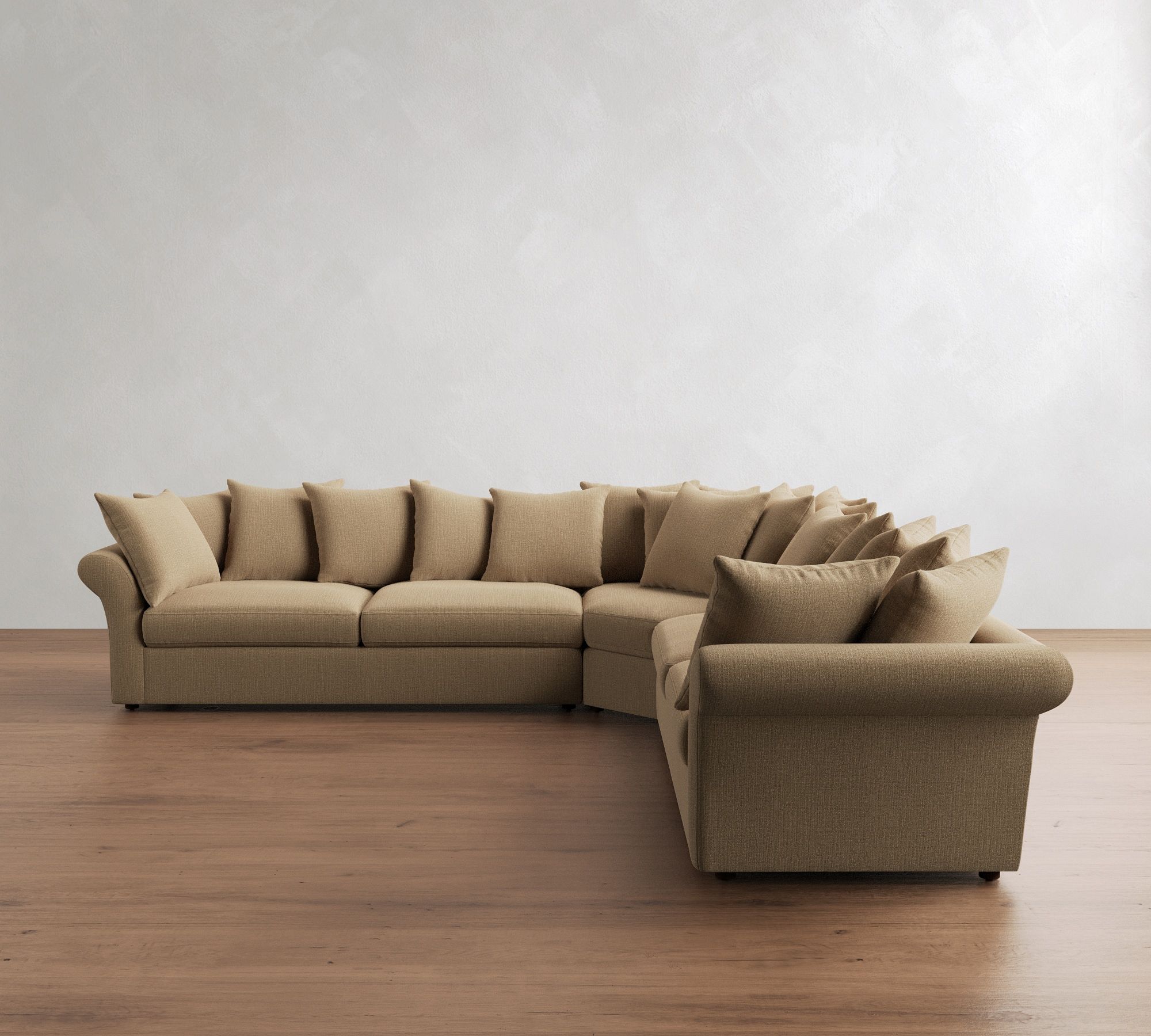 Windsor 3-Piece L-Shaped Wedge Sectional (134")