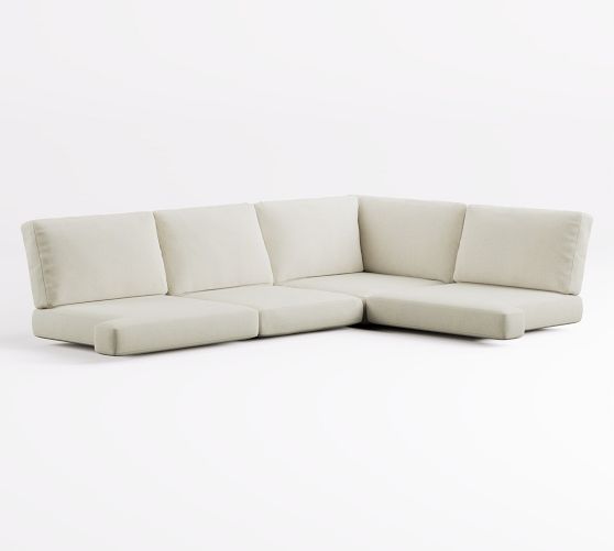 Huntington Square Arm 4pc Sectional Cushion Slipcover Set
