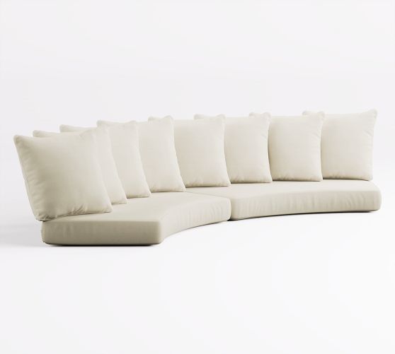 Huntington Rounded Sectional Cushion Slipcover