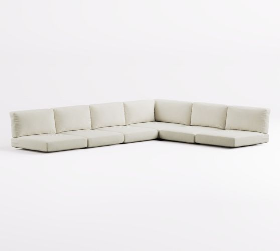 Huntington Square Arm 6pc Sectional Cushion Slipcover Set