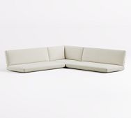 3-Piece Platform L-Shaped Sectional Cushion Set thumbnail 2