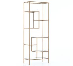 Monsarrat Glass Etagere Bookcase (31.5")