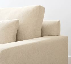 Big Sur Square Arm Deep Seat 3-Piece L-Shaped Sectional (120")